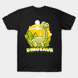 Cute Dinosaur Cartoon T-Shirt